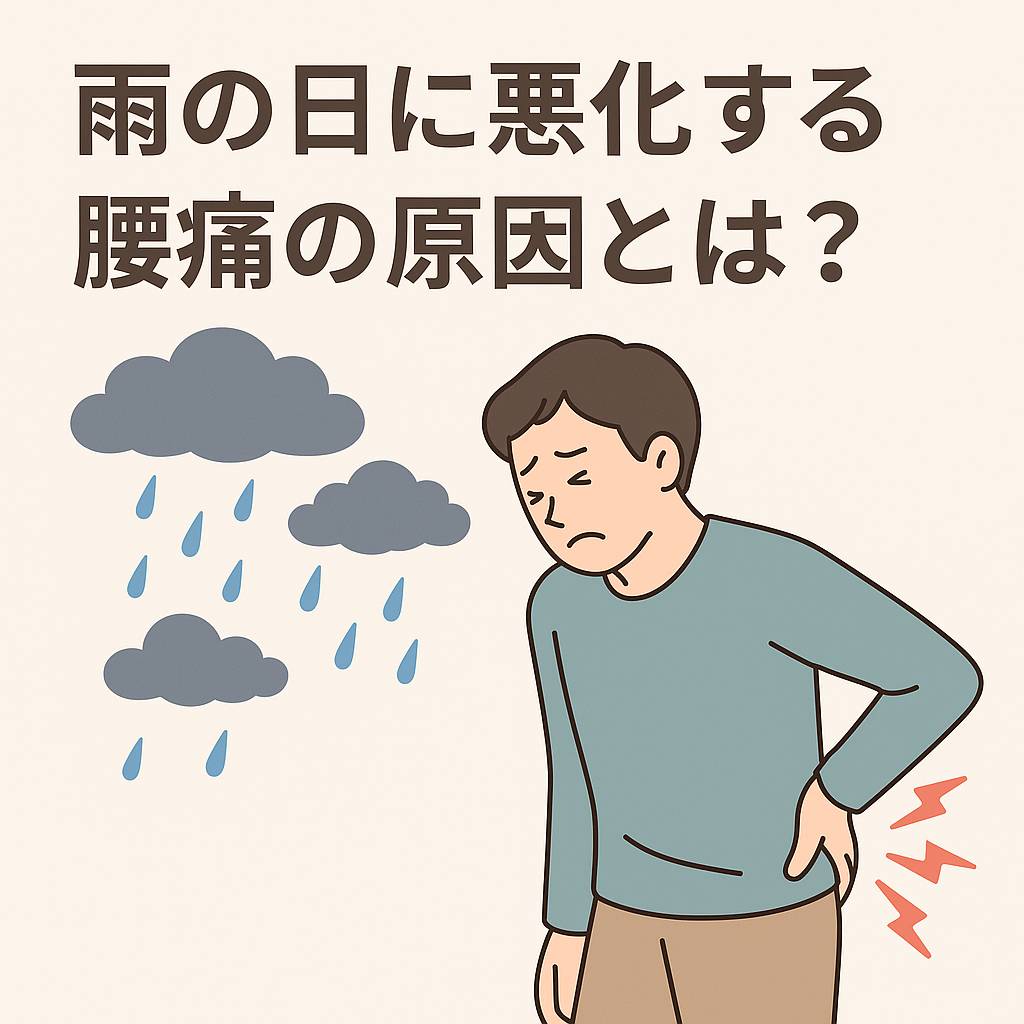 雨　腰痛
